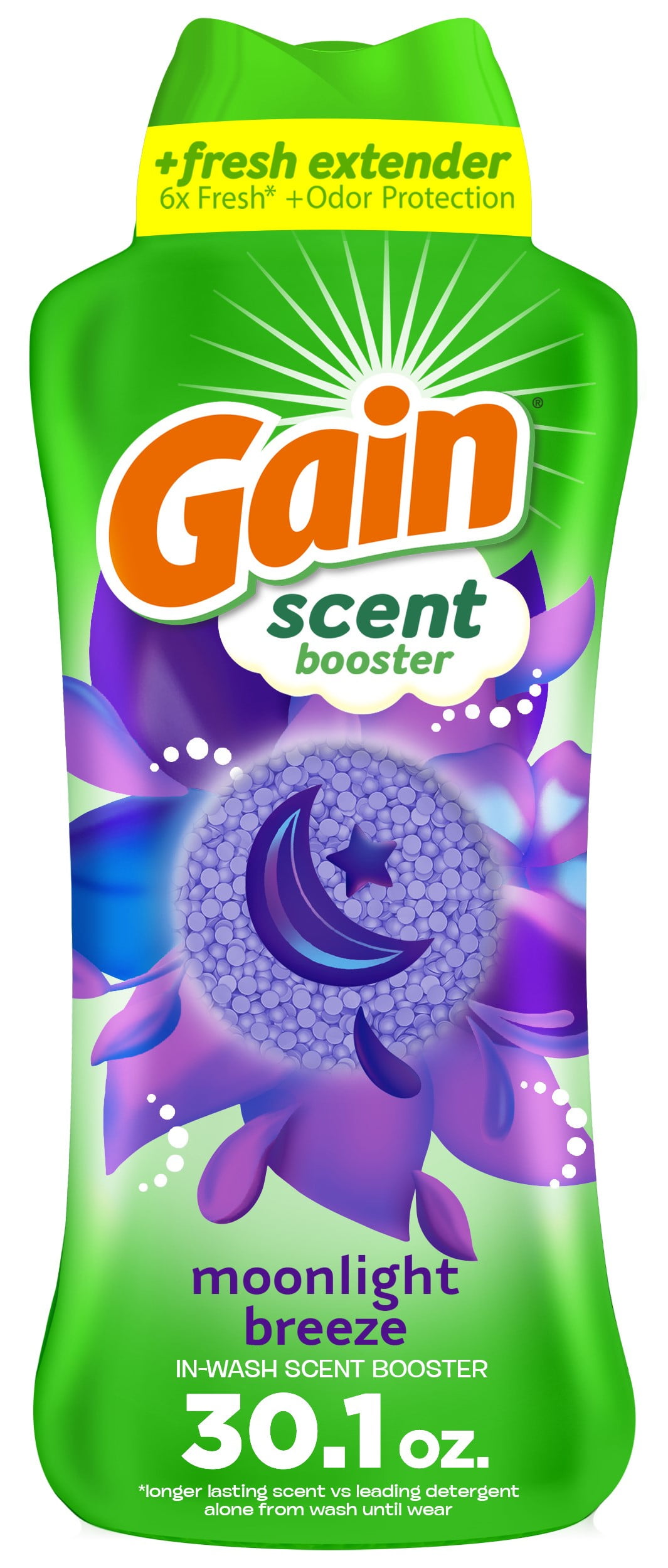 Free Shipping! Gain Fireworks Laundry Scent Booster Beads Moonlight Breeze 30.1 oz Long-Lasting Fresh Odor Eliminator