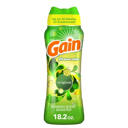 Gain Fireworks Laundry Scent Booster Beads, Original Scent, 18.2 oz