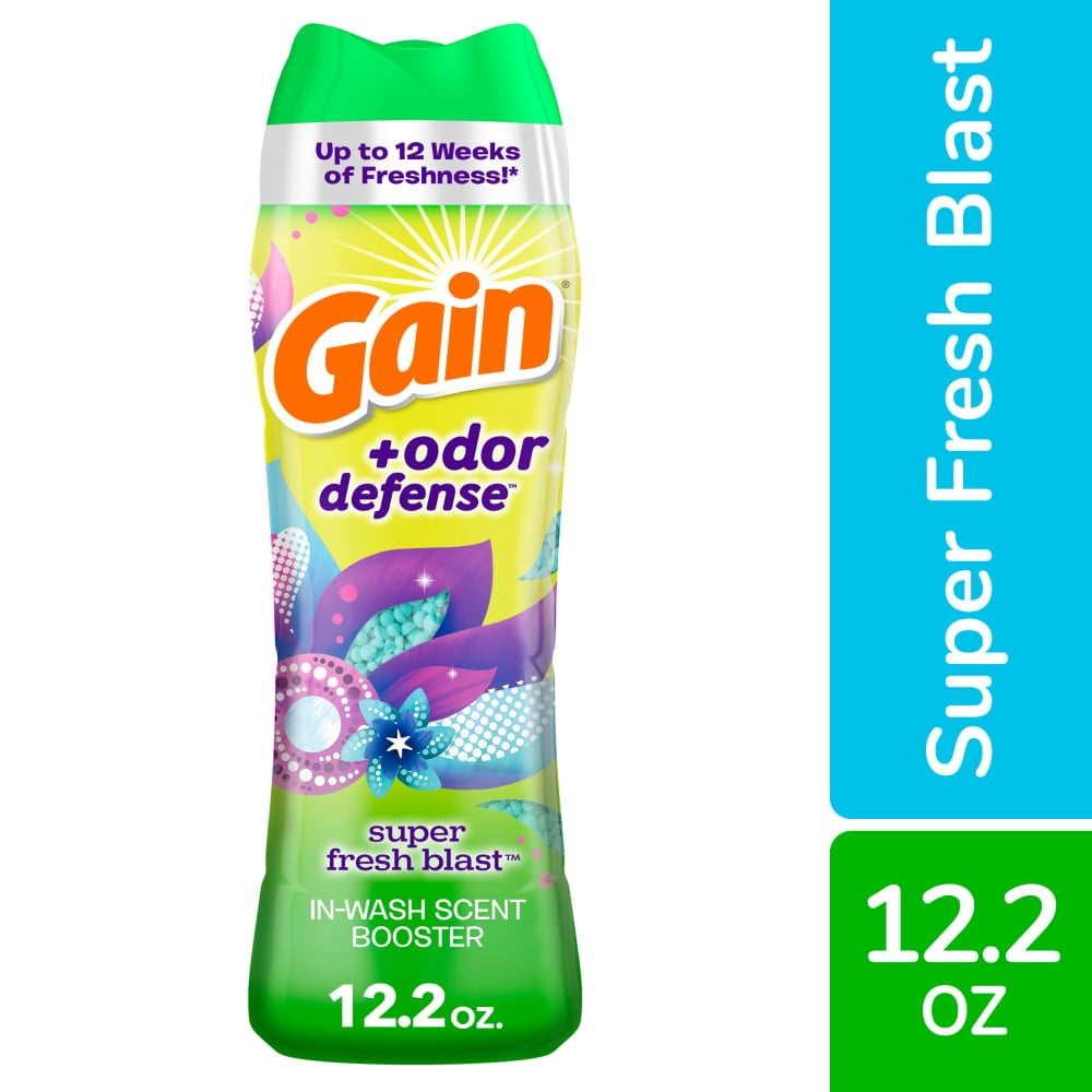Gain Fireworks Odor Defense Super Fresh Blast In-Wash Scent Booster Beads - 12.2 oz