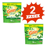 Gain Flings 3-in-1 Laundry Detergent Pacs, Original Scent ,24 Count 2-Pack