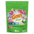 thumbnail image 1 of Gain Flings Laundry Detergent Soap Pacs, 35 Ct, Spring Daydream, 1 of 10