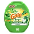 thumbnail image 1 of Gain Flings 3-in-1 Oxi Boost and Febreze Laundry Detergent Pacs, Original Scent, 112 Count, 1 of 11