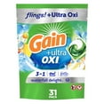 thumbnail image 1 of Gain Flings Ultra Oxi Laundry Detergent Pacs, Waterfall Delight Scent, 31 Count, 1 of 15