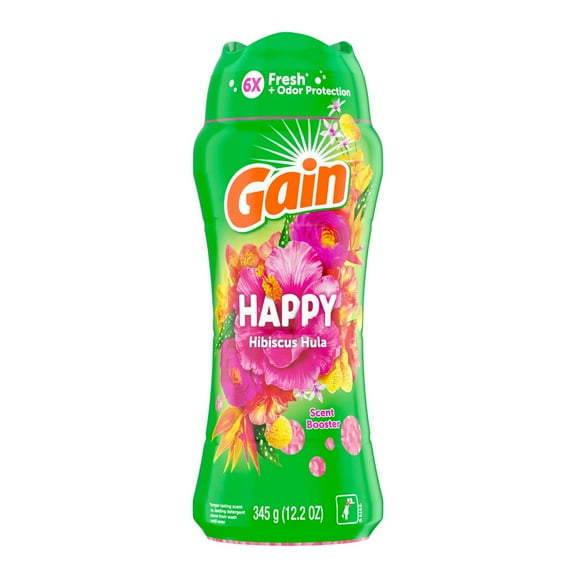 Gain Happy In-Wash Scent Booster Beads - Hibiscus Hula - 12.2 oz- Pack of 2