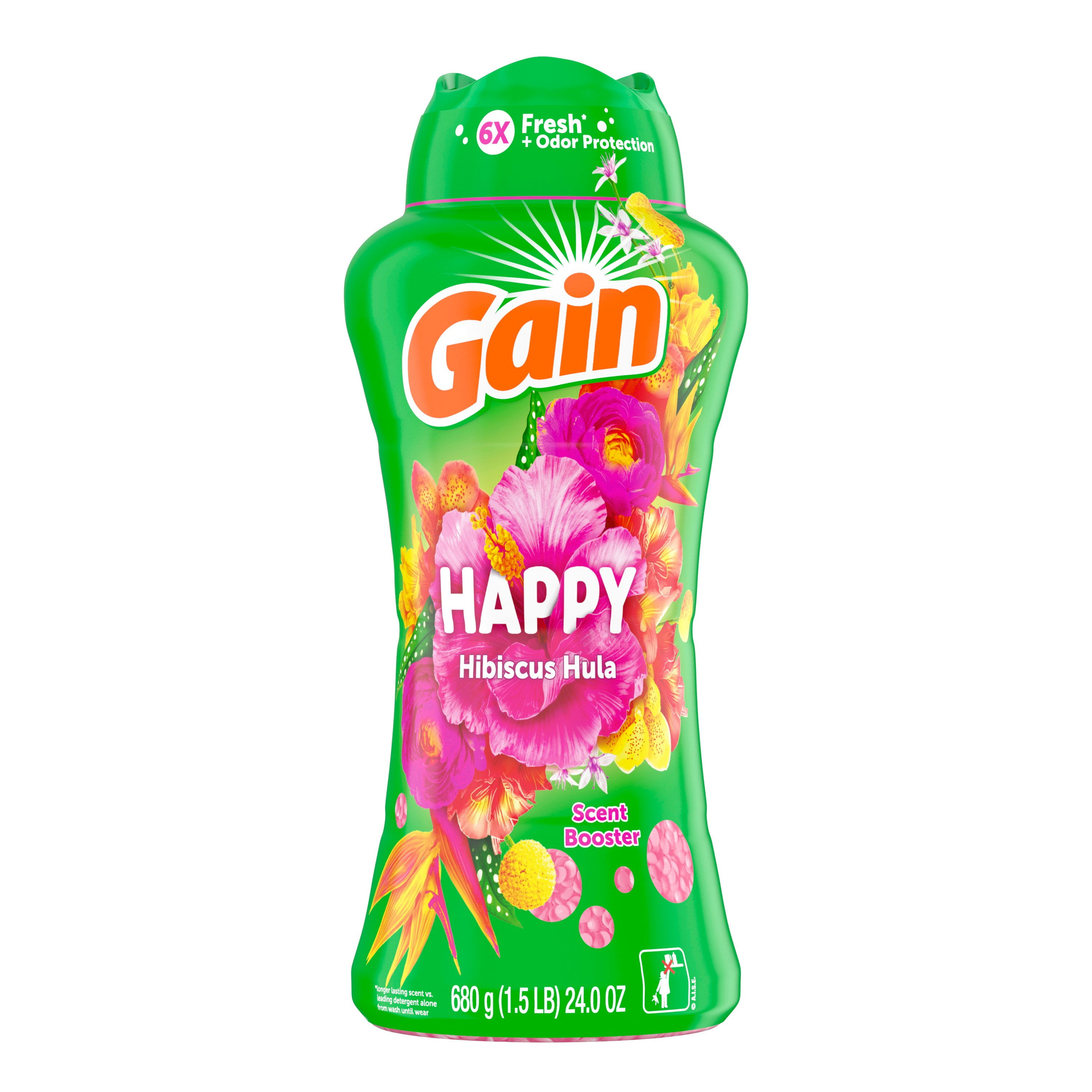 Gain Happy In-Wash Scent Booster Beads - Hibiscus Hula - 24 Oz