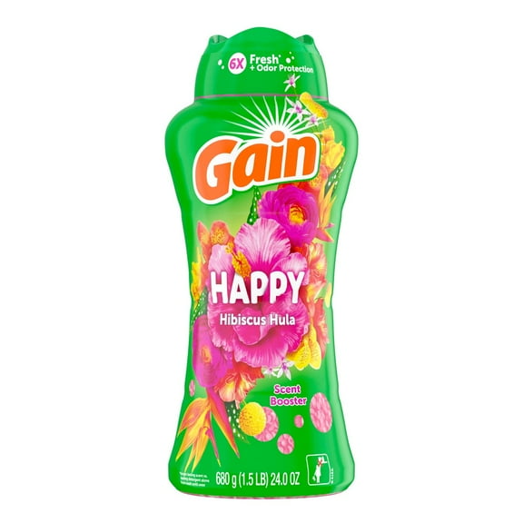 Gain Happy In-Wash Scent Booster Beads - Hibiscus Hula - 24 oz
