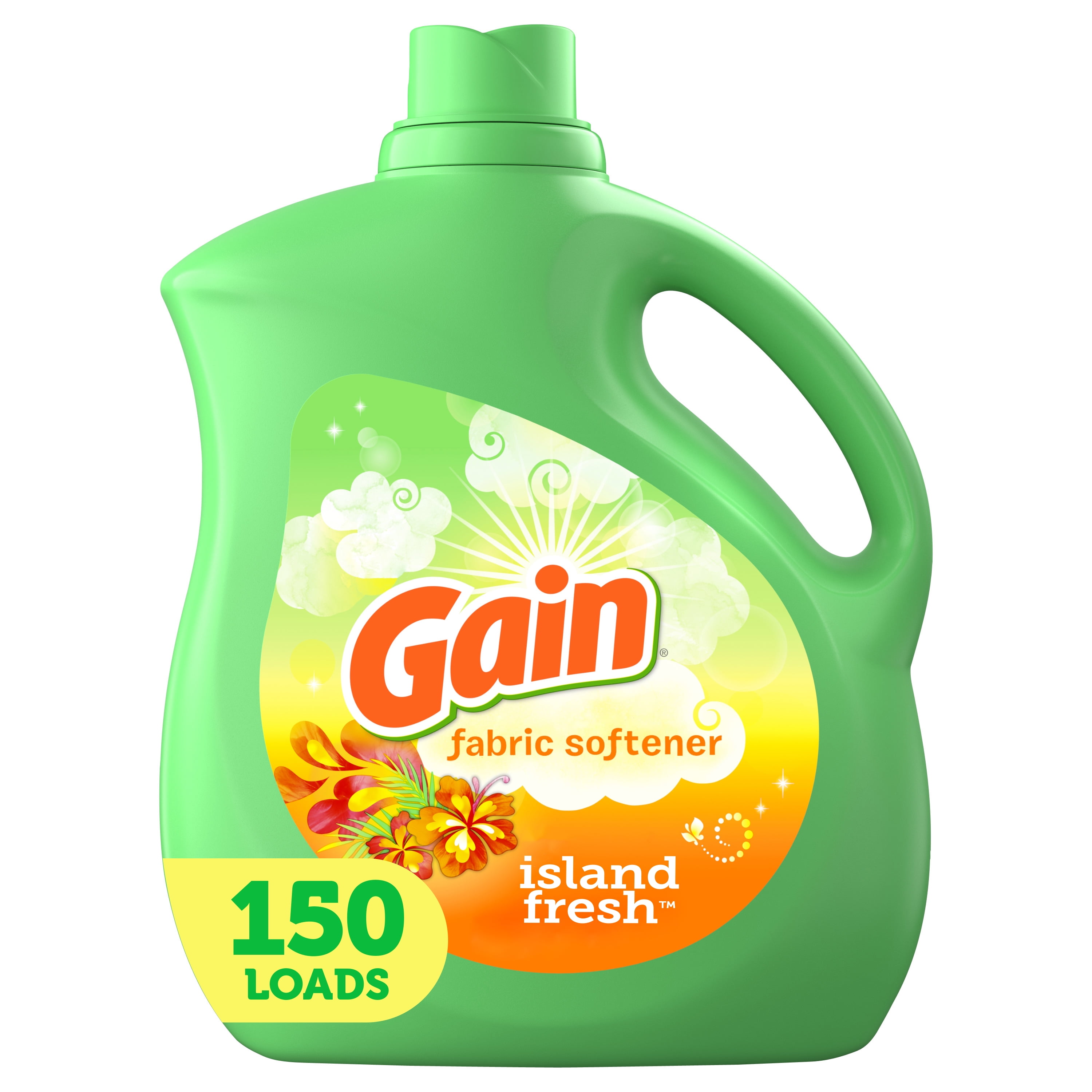 Gain Island Fresh, 150 Loads Liquid Fabric Softener, 129 fl oz