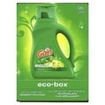 Gain Laundry Detergent Liquid Soap EcoBox, Ultra Concentrated High