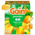 thumbnail image 1 of Gain Powder Laundry Detergent, Island Fresh Scent, 82 oz, 89 Loads, 1 of 10