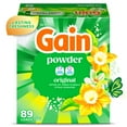 thumbnail image 1 of Gain Powder Laundry Detergent, Original Scent, 82 oz, 89 Loads, 1 of 11