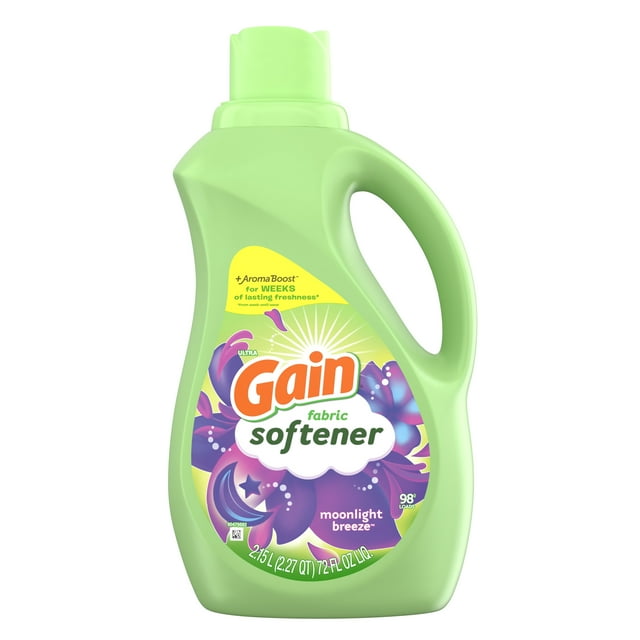 Gain Laundry Liquid Fabric Softener, Moonlight Breeze Fabric
