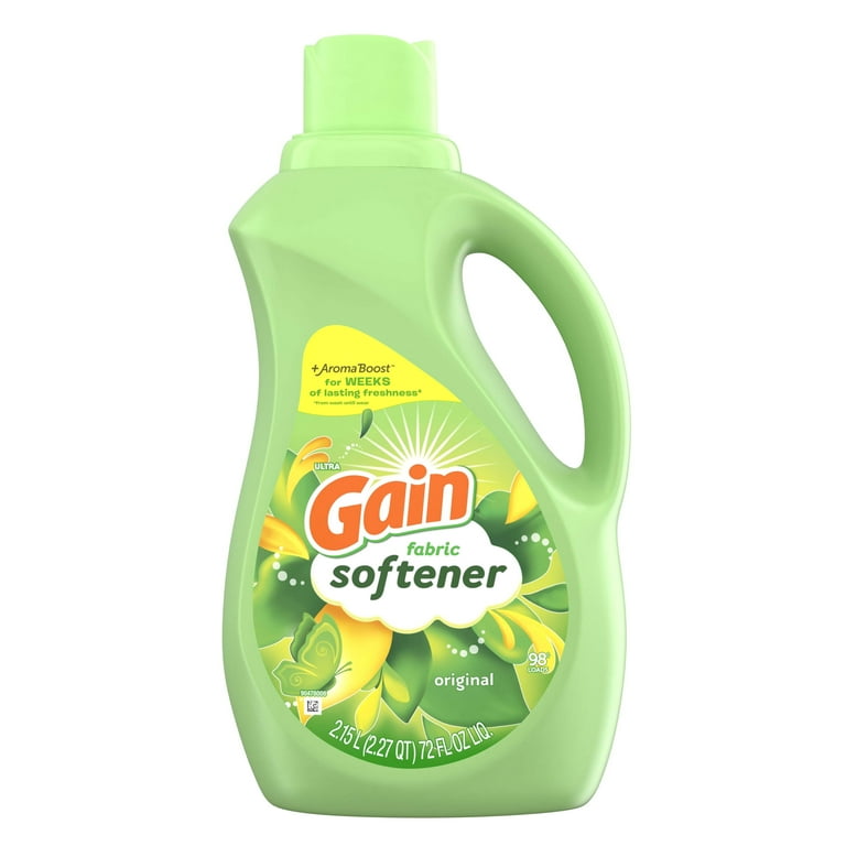 Gain Laundry Liquid Fabric Softener Original Scent 98 Loads HE Compatible