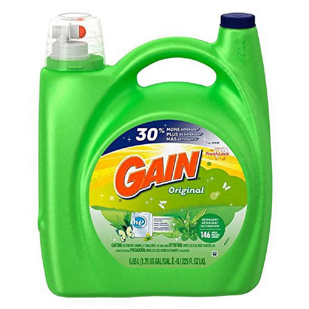 Gain Liquid Detergent with Original Scent, 146 Loads, 225Ounce