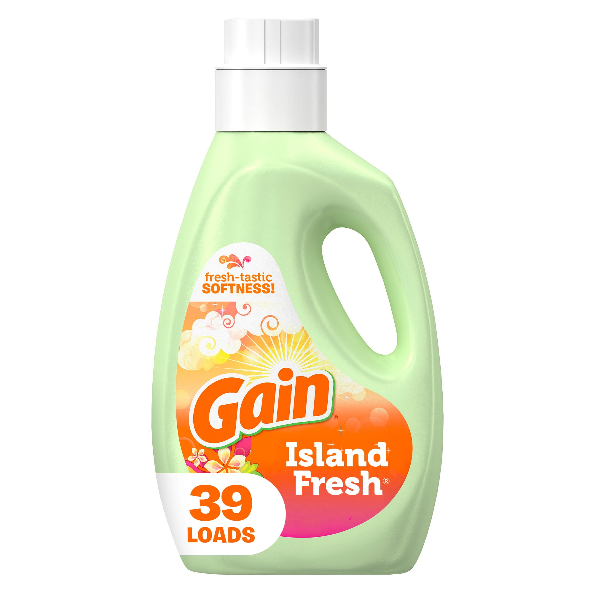 Gain Liquid Fabric Softener, Island Fresh Scent, 21 Loads, 64oz