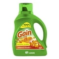 thumbnail image 1 of Gain Liquid Laundry Detergent, Island Fresh Scent, 88 fl oz, 61 Loads, 1 of 14
