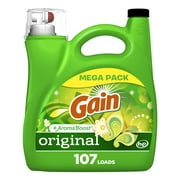Gain Liquid Laundry Detergent, Original Scent, 154 fl oz, 107 Loads