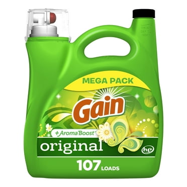 Gain Liquid Laundry Detergent, Original Scent, 154 fl oz, 107 Loads