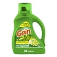 thumbnail image 1 of Gain Liquid Laundry Detergent, Original Scent, 46 fl oz, 32 Loads, 1 of 12
