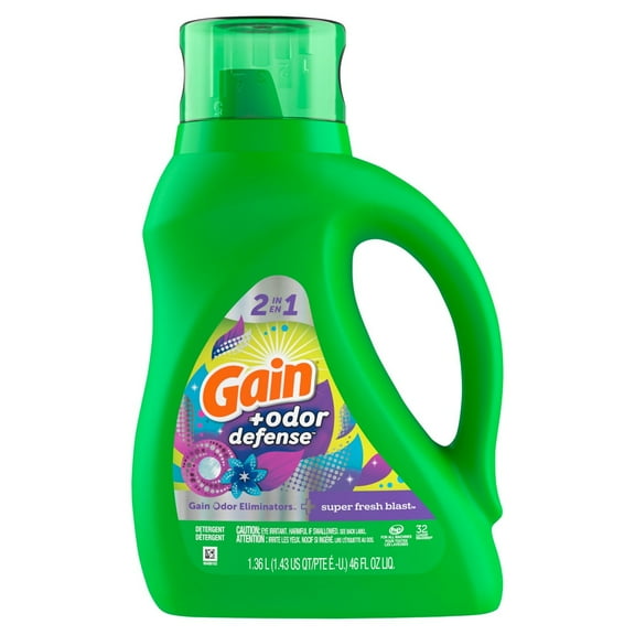 Gain Liquid Odor Defense 46 oz Package May Vary