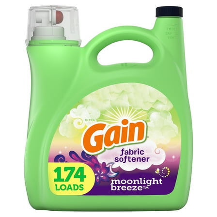 Gain Moonlight Breeze, 174 Loads Liquid Fabric Softener, 150 fl oz