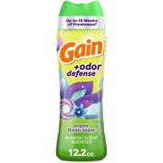 Gain + Odor Defense In-Wash Scent Booster, Super Fresh Blast Scent, 12.2 oz