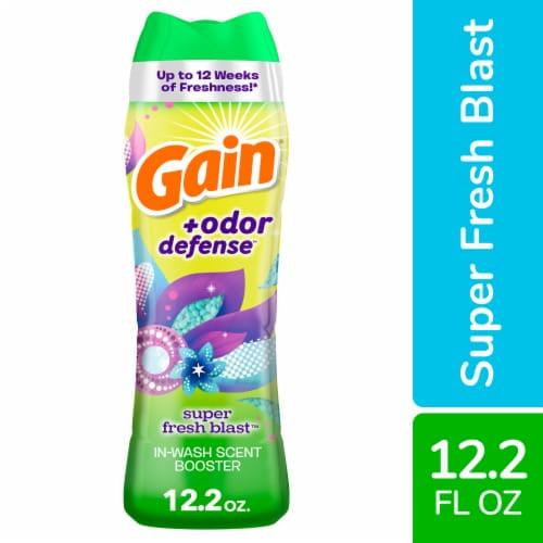 Gain + Odor Defense Super Fresh Blast In-Wash Scent Booster Beads - 12.2 oz