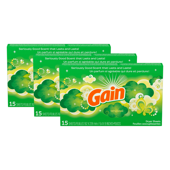 Gain Original (3 Pack) 45 sheets