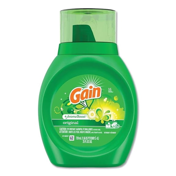 Gain Original Aroma Boost HE Liquid Laundry Detergent, Original Scent, 25 fl oz (739 mL)