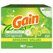 Gain Powder Laundry Detergent, Original Scent, 172 oz, 167 Loads