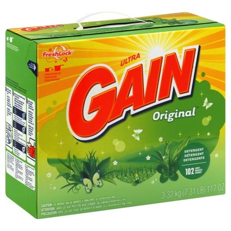 Gain Powder Original Laundry Detergent, 117 Oz