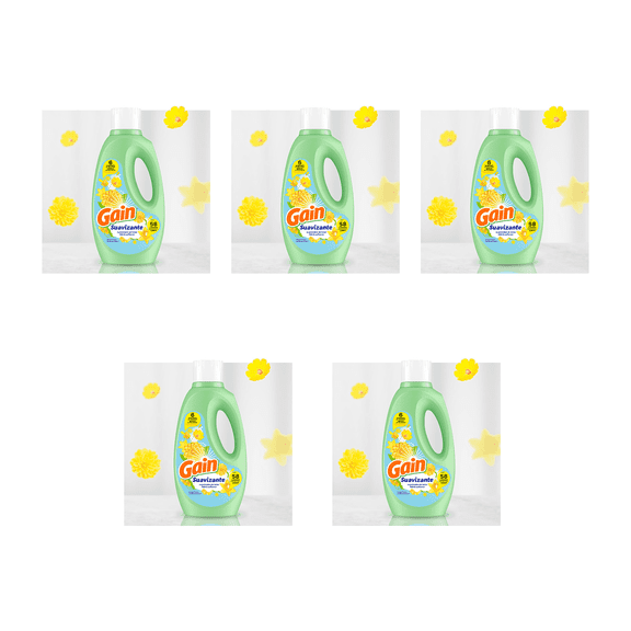 Gain Sunflower Fresh Fabric Softener ( 6 X 50 oz) , 6-Pack Bottles