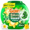 Gain Plus Flings Laundry Detergent Liquid 32 Count