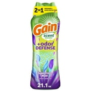 Gain Odor Defense 2-in-1 In-Wash Laundry Scent Booster Beads, Super Fresh Blast Scent, 21.1 oz
