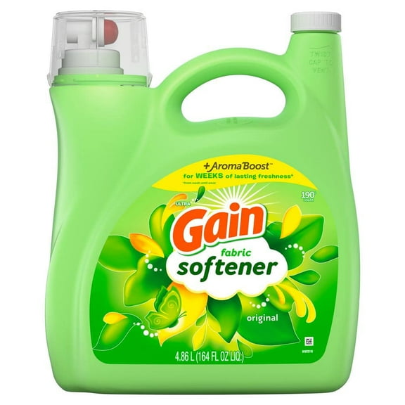 Ultra 164 oz. Original Scent Liquid Fabric Softener (190 Loads)