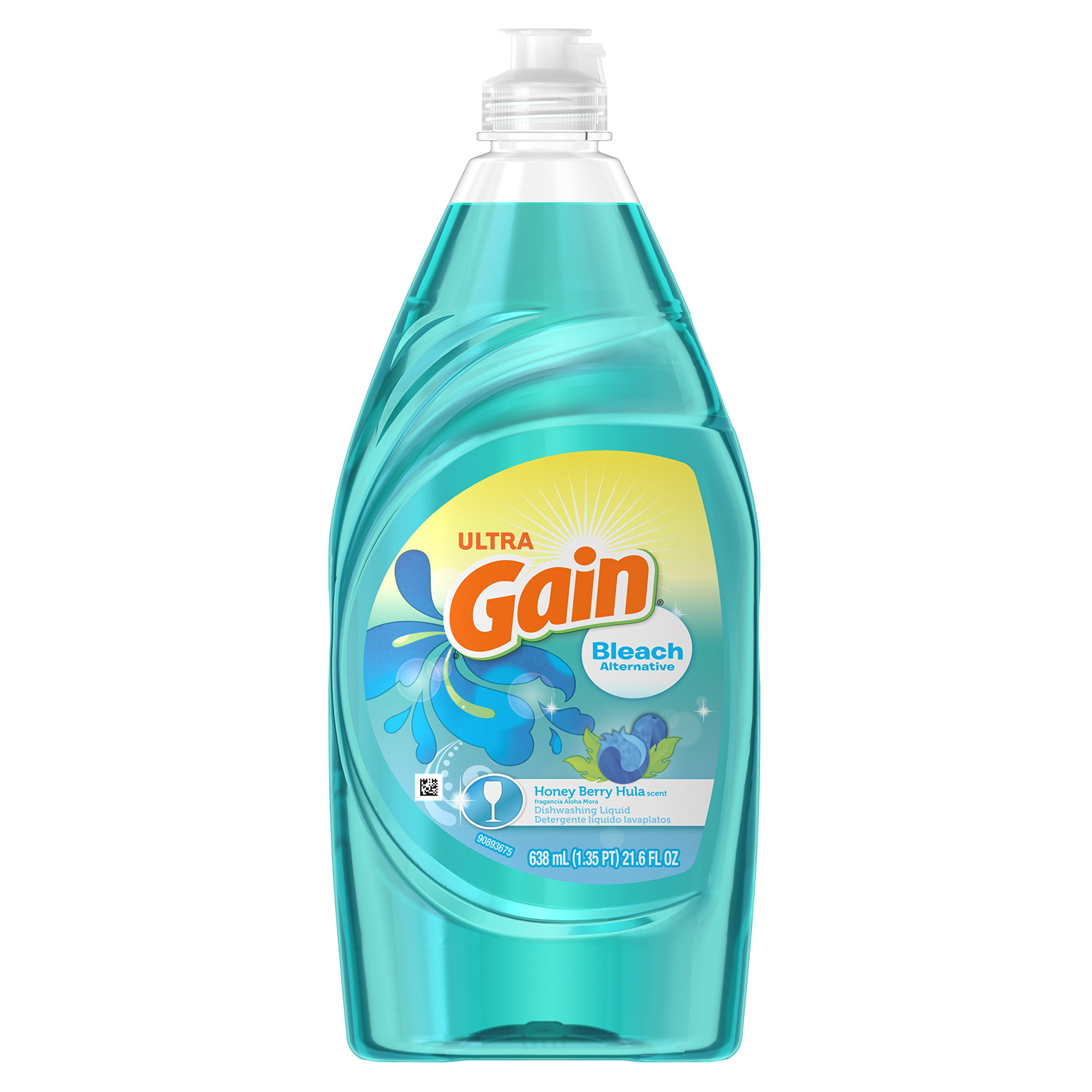 Gain Ultra Bleach Alternative Dishwashing Liquid Dish Soap, Honey Berry