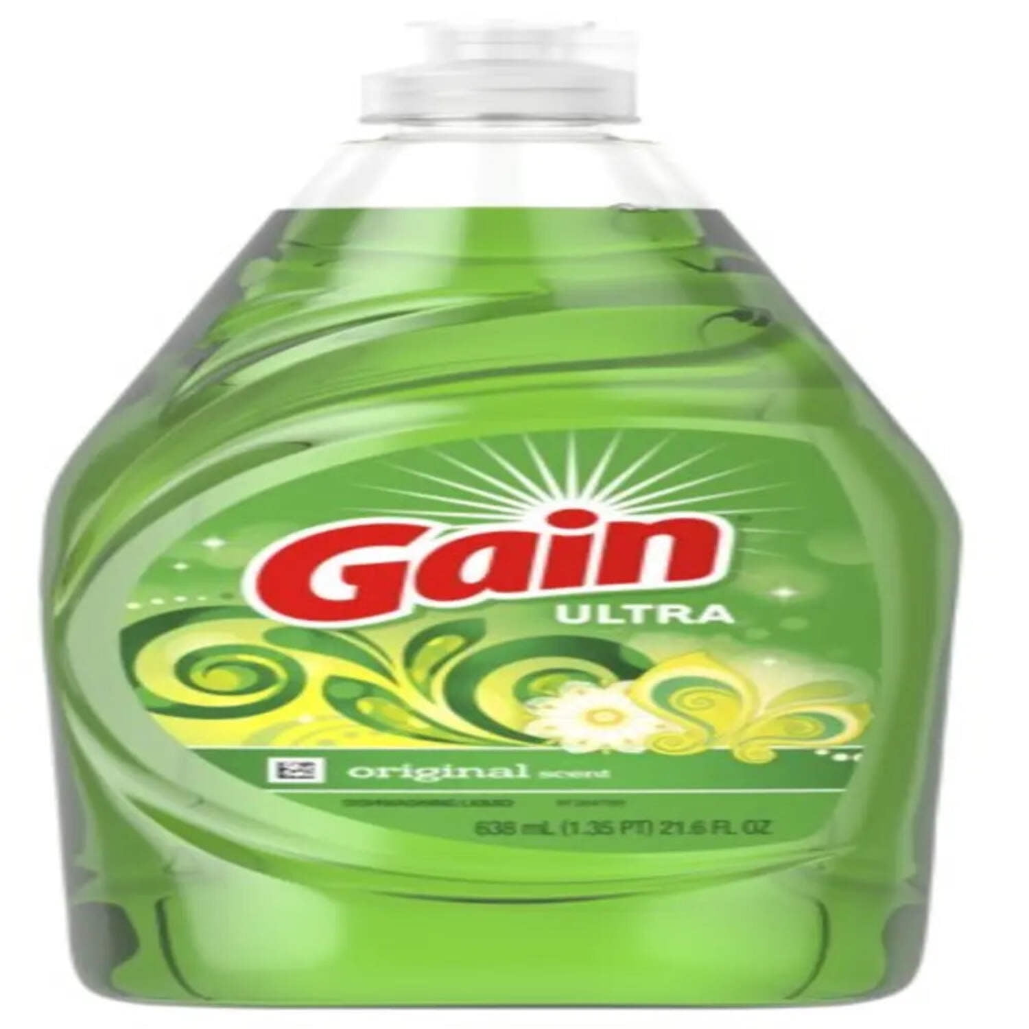 Gain Ultra Dishwashing Liquid Dish Soap, Original Scent, 21.6 fl oz