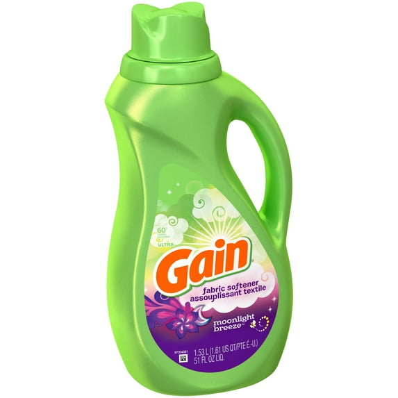 Gain Ultra Moonlight Breeze Liquid Fabric Softener 51 fl. oz. Jug