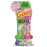 Gain "Wicked: For Good" Limited-Edition In-Wash Laundry Scent Booster Beads, Wonderfullest Woods & Beautifical Blossom Scent, 12.2 oz - 2 pack