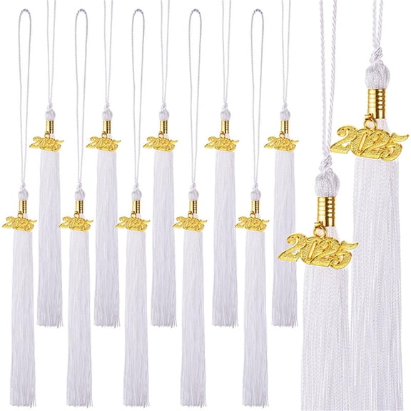 Gainluckylj 2025 Graduation Cap with Tassel - Doctoral, Bachelor's & Honorary Degree Ceremony Hat - Handmade Clothing Accessory with Hanging Earrings Pendant for University Graduates