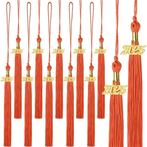 Gainluckylj 2025 Graduation Cap with Tassel - Doctoral, Bachelor's & Honorary Degree Ceremony Hat - Handmade Clothing Accessory with Hanging Earrings Pendant for University Graduates