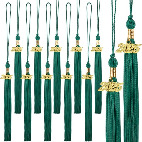 Gainluckylj 2025 Graduation Cap with Tassel - Doctoral, Bachelor's & Honorary Degree Ceremony Hat - Handmade Clothing Accessory with Hanging Earrings Pendant for University Graduates