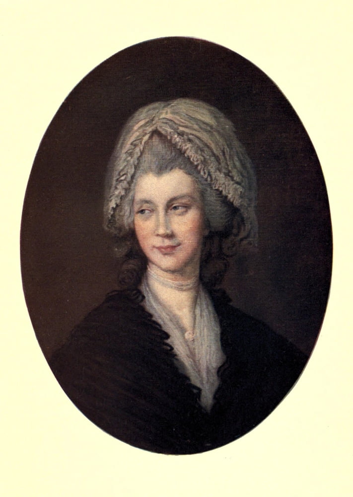 Gainsborough 1909 Queen Charlotte Canvas Art - T Gainsborough (24 x 36)