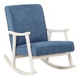thumbnail image 1 of Gainsborough Rocker in Navy Fabric with Antique White Frame, 1 of 7