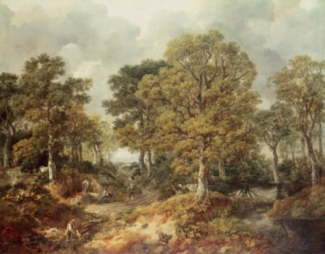 Gainsboroughs Forest Thomas Gainsborough (1776-1837British) National Gallery London Canvas Art - Thomas Gainsborough (18 x 24)