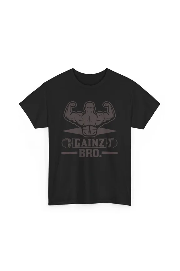 Gainz Bro Muscle Flex Gym Workout Unisex T-Shirt, S-5XL