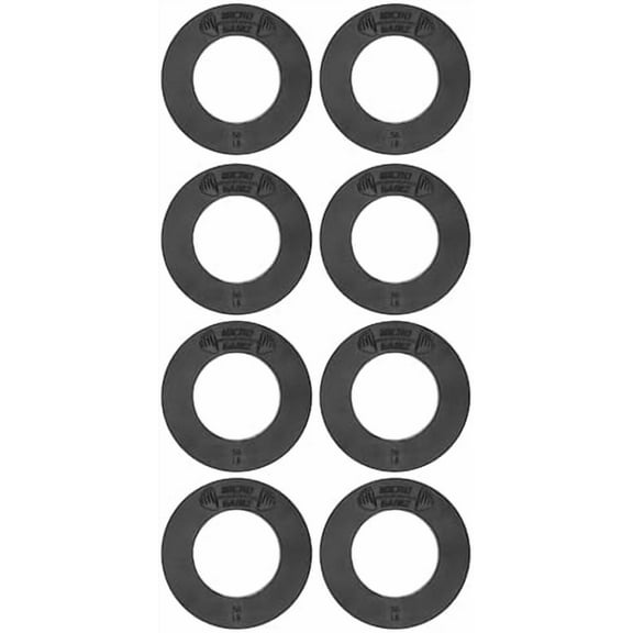 Gainz Olympic Fractional Weight Plates Set, 8 Piece .50LB Olympic Weight Plates Set with Bag, Designed for Olympic Barbells for Strength Training and Loading, Made in USA