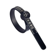 Gaiseeis Ring Sizer Measuring Tool Reusable Finger Size Gauge Measure Set Jewelry Sizing Tools Black