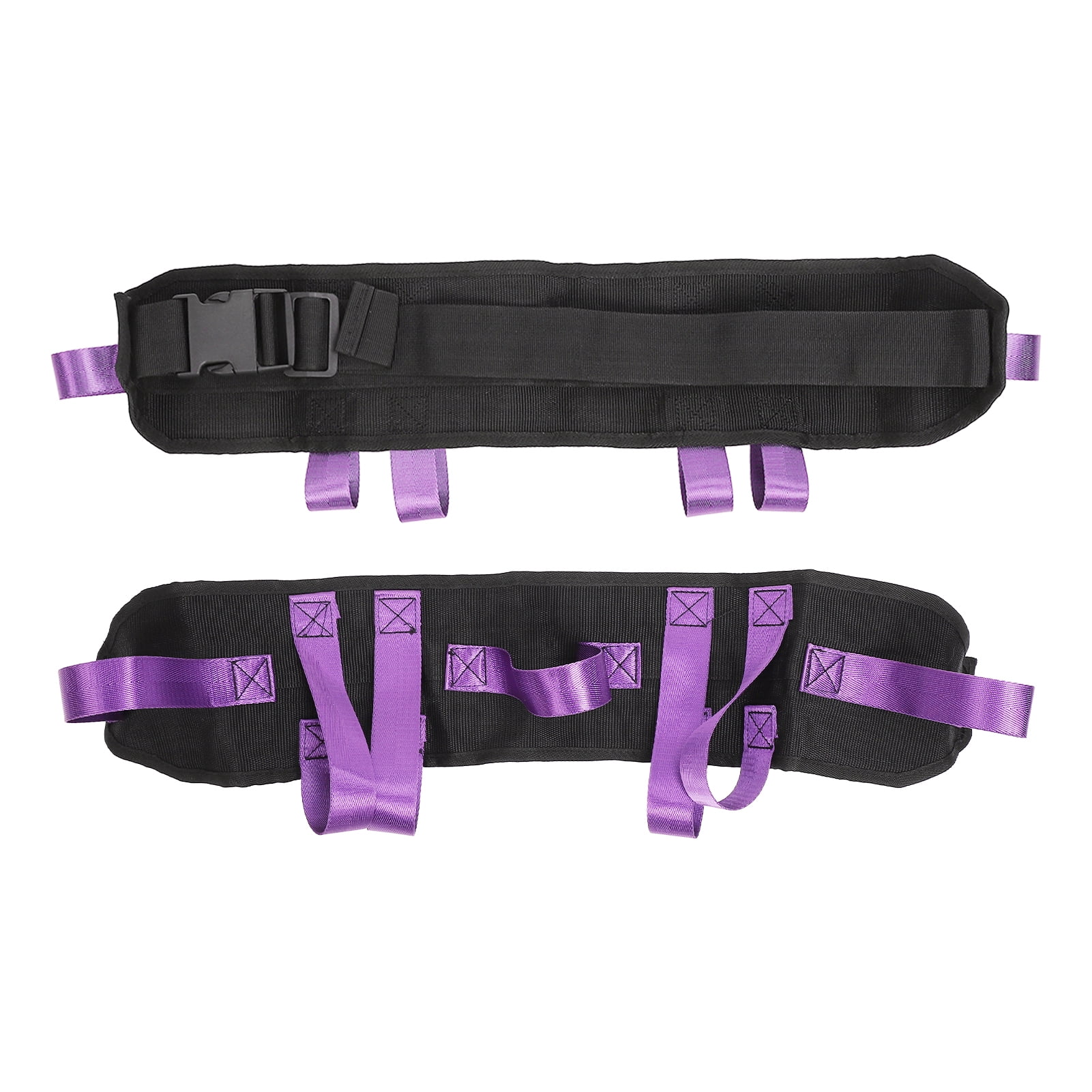 Gait Belt with Handles Adjustable Medical Care Safety Gait Assist Device for Elderly, Handicapped, Patient Care Supports 450 lbs Transfer Belt with Quick Release Buckle