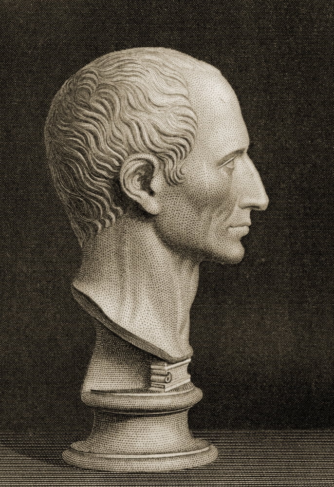 Gaius Julius Caesar 100-44 BC The Last Dictator Of Rome Canvas Art - Ken Welsh  Design Pics (11 x 17)