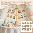 thumbnail image 1 of Gaiwos 12 PCS Easter Egg Tree Ornaments 3.8 inches, Reusable Egg Hanging Tag Ornament, Festive Atmosphere Decorations Easter Party Supplies, 1 of 7